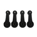 4 Pcs Black Plastic Truck Vehicles Window Winder Crank Handle Levers