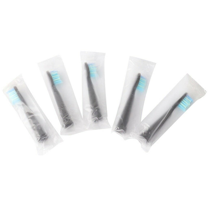 5 Sets Sonic Replacement Tooth Brush Head for Seago Electric Toothbrush Black