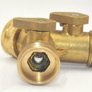 3/4 Inch Brass Garden Irrigation 2 Way Adapter Splitter Pipe Connector. Q9S O5U9