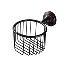 Modern Black Wall-Mounted Bathtub Hardware Set Luxury Clothes Hook Toilet P