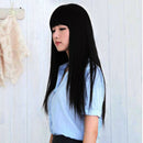 Womens Long Ladies Black Long Straight Natural Wig Hair Full Wigs For Party KBA