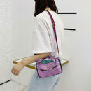Sequins Animal Shaped Shoulder Handbags Women Small Crossbody Bags (Purple)