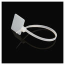 100Pcs Zip Ties Write On Ethernet RJ45 RJ12 Wire Power Cable Label Mark Tag