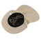Packable Big Brim Hat Sun Protection Hats Foldable Roll up Sun Cap Khaki 58-60CM