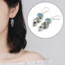 Moonstone Ear Stud Hook Dangle Wedding Jewelry Earrings Sale. T9F5