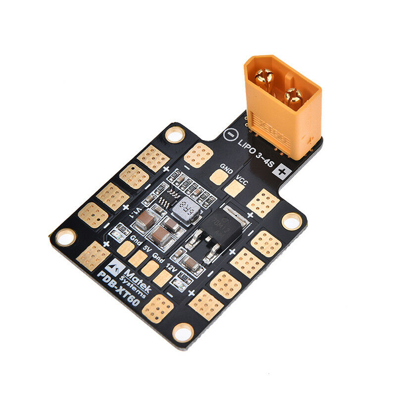 1pc pdb xt60 bec 5v/12v power distribution module board for fpv drone quad â„–[