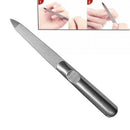 10Pcs Stainless Steel Professional Double Sided Nail Sanding Grinding Buffe