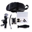 Bike Tire Puncture Repair Tools Kit & Air Pump & 16 In 1 Multi-Function Mechanic