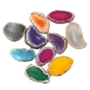 Agate Slices Geode Polished Irregular Crystal Quartz Healing Reiki Stone LJ