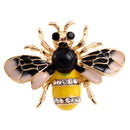 Crystals Enamel Bumble Bee Insect Animal Pin Badge Corsage Brooch Jewelry