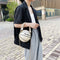 Round Basketball Women Leather Shoulder Messenger Bag Chain Handbag (White)