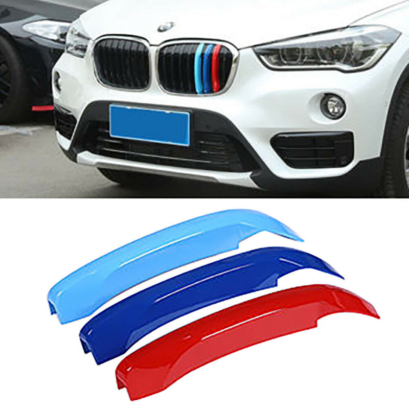 ABS Cars Parts Front Grille Grill  Molding Cover Trim For BMW X1 2016-2018