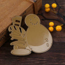Christmas Snowman Metal DIY Cutting Die Stencil for Scrapbooking Craft  A