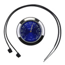Steel Bike Dial Clock Watch Thermometer Hygrometer For Motorcycle Bike