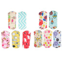 10 lot Organic Charcoal Bamboo Reusable Sanitary Pad Super Absorbent 7 inch