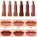 6pcs/set Nude MATTE Lipstick Waterproof Long Lasting Lip Kit Velvet Cosmeti Q5M0
