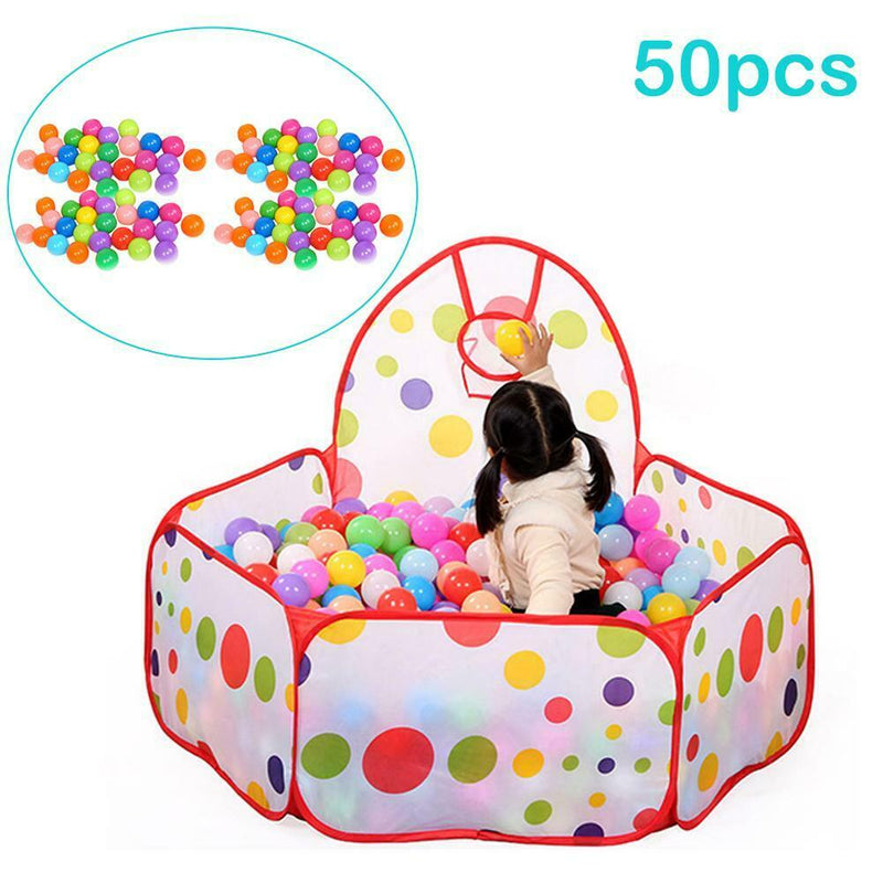 100pcs Ocean Wave Soft Balls Pool Outdoors Baby Toys+Ocean Ball Pit