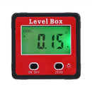 Digital Display Inclinometer Spirit Level Box Protractor Angle Finder Gauge