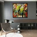 30x30cm Diamond Painting Looking Back Parrots Full Round Drill Cross Stitch