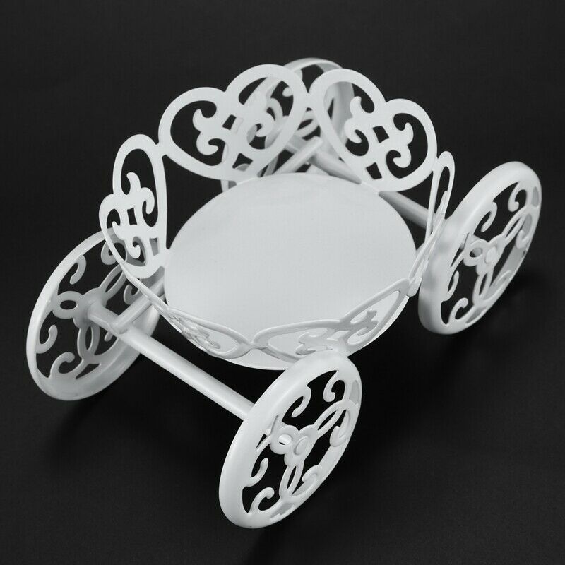 4pcs Mini White Dessert Stand with Premium Steel Material Cupcake Display,  N7R3