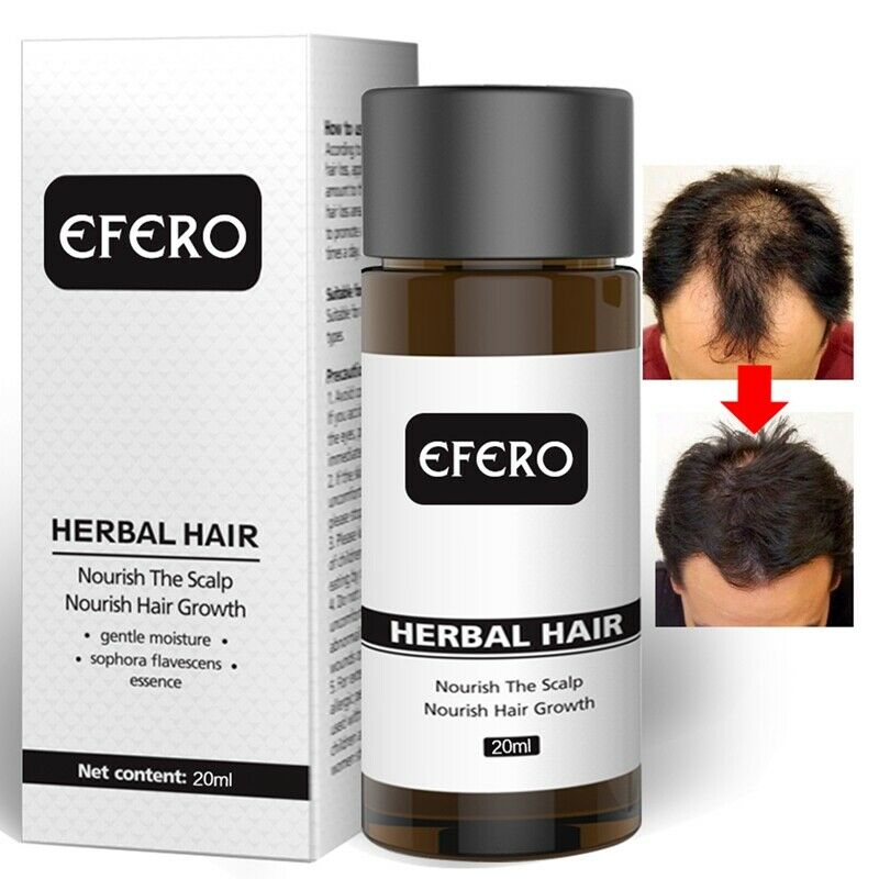 Efero Hair Growth Serum Oil Natural Essence Beard Growth Serum Faster Grow  C5W9