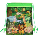 1pc Animal Drawstring Bag School Backpack for Boy Girls Satchel Bundle Rucks- OZ