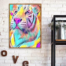 5D DIY Full Drill Diamond Painting Cross Stitch Embroidery Kit (Tiger06)