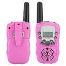 2X Cute T-388 Children Walkie Talkies Pink Kids UHF 446MHz 8 Channel Gifts bs