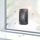 4LED Solar Mosquito Killer Lamp Electric Shock Insect Zapper Fly Trap Light