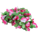 Artificial Rose Garland Decoration for garden / home / Wedding - Pink J4N6