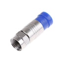 10x F-Type Male Plug Compression Connector Adapter Great For NT6 Coax Coaxial MO