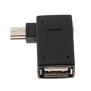 Mini USB2.0 OTG Host Adapter Left Angle Mini USB Male To USB Female Adapter