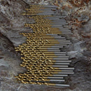 100pc Titanium Coated HSS High Speed Steel Drill Bit Set Tool 1/1.5/2/2.5/3