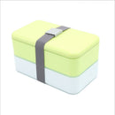 Double Layer Lunch Box Food Storage Container Microwave Oven Bento Boxes Di