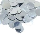 260Pcs Loose Round Boutique Sequins DIY Sewing for Clothing Accessories 16mm