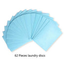 62PCS New Formula Laundry Detergent Sheets Wash Laundry Washing Powders.Clean Hn