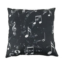 Music Series e Printed Linen Square 45x45cm Home Decor Houseware Throw PiE7F7