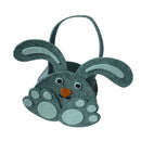 2Pc Easter Bunny Bag Handbag Dual Layer +Grey Easter Cute Bunny Basket
