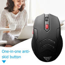 M6 2.4GHz Wireless Ergonomic Mice 1600DPI Adjustable 6 Keys Optical Mouse