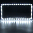 Universal 12V White 54 LED Car Front And Rear License Plate Frame Cover SAA NGE