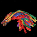12pcs Hand Held Dance Dancing Rainbow Ribbon Toys for Children Kids 1M Long
