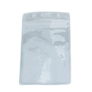 Clear Transparent Crystal Pocket Wallet ID Card Pass Badge Holder Case