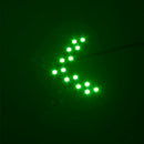 2Pcs Car Vehicle Rear View Mirror LED Arrow Panel Turn Signal Indicator Light