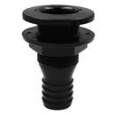 Black Plastic 1-1/4'' Marine Thru-Hull Connector Replacement Yacht Parts