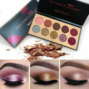 Diamond Glitter Eyeshadow Sequins MakeUp Cosmetic Pressed 10 Palette Colors Z6L2