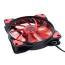 15 Lights LED PC Computer Chassis Fan Case Heatsink Cooler Cooling Fan DC 1 G9H6