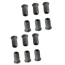 12x Black Guitar Body String Mounting Ferrules For Electric Guitar Accessory