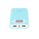 3 in 1 Solar Charger Power Bank 12000mAh USB Battery Blue