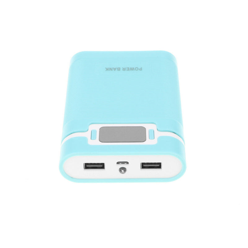 3 in 1 Solar Charger Power Bank 12000mAh USB Battery Blue