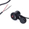 Cigarette Motorcycle Charger USB Power Motorbike Switch Socket Lighter With